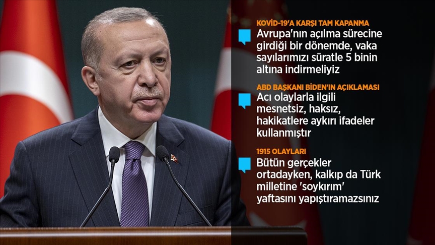 "29 Nisan'dan 17 Mayıs'a kadar sürecek şekilde tam kapanmaya geçiyoruz"