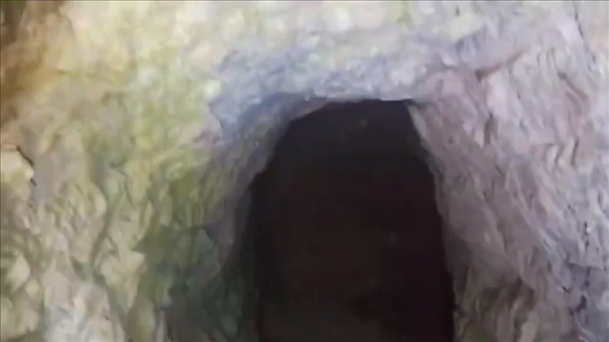 Operasyonlarda tespit edilen mağara kullanılamaz hale getirildi