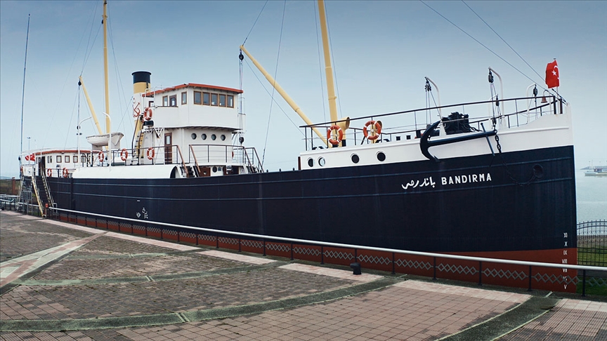 Atatürk'ün Samsun'a çıkışının 102. yılında Bandırma Vapuru sanal müzeye dönüştürüldü