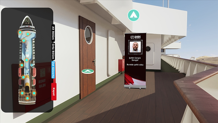 Mavi Marmara sanal müze projesiyle gezilebilecek!