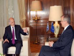 Papandreu-Rehn Görüşmesinde Ek Önlemler Masaya Yatırılıyor