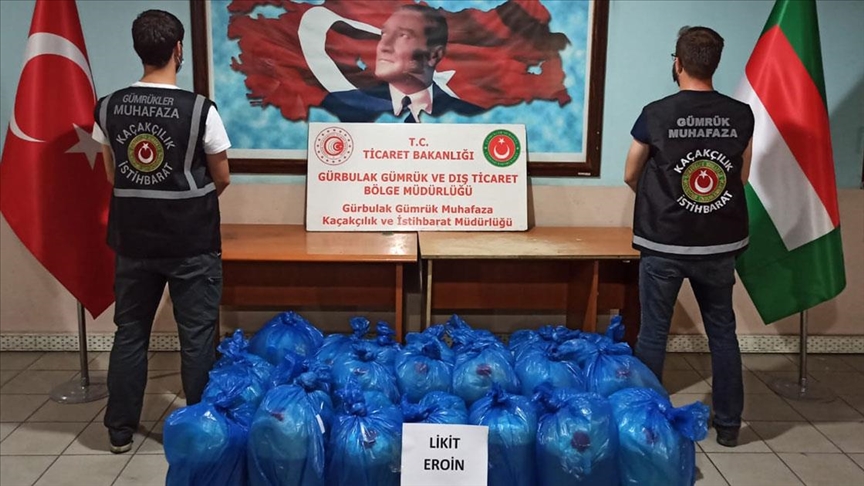 Gürbulak Gümrük Kapısı'nda 462 kilogram uyuşturucu ele geçirildi!