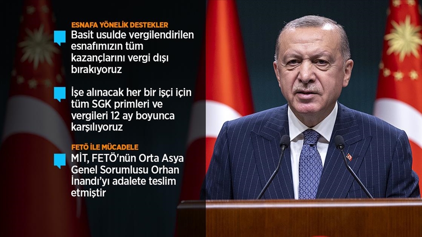 Erdoğan: Emeklilerimizin aylıkları ile bayram ikramiyelerini Kurban Bayramı öncesinde ödeyeceğiz