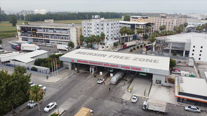 Mersin Serbest Bölgesi'nin 6 aylık ticaret hacmi 1,5 milyar dolara ulaştı
