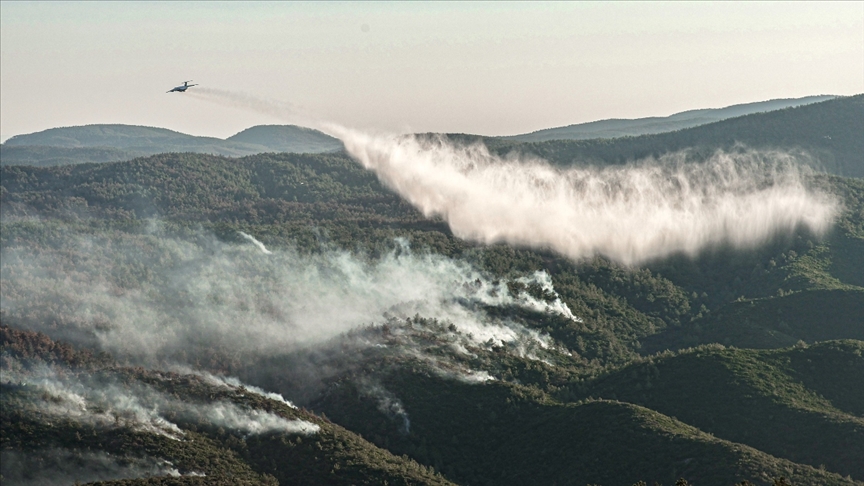 Antalya ve Muğla'daki orman yangınlarında hava araçları 10 günde 19 bin 140 sorti yaptı