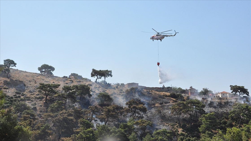 Çanakkale'de ormanlık alanda çıkan yangın kontrol altına alındı