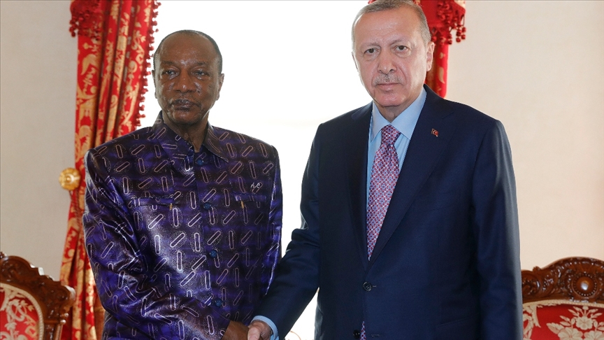 Cumhurbaşkanı Erdoğan, Gine Cumhurbaşkanı Conde ile görüştü