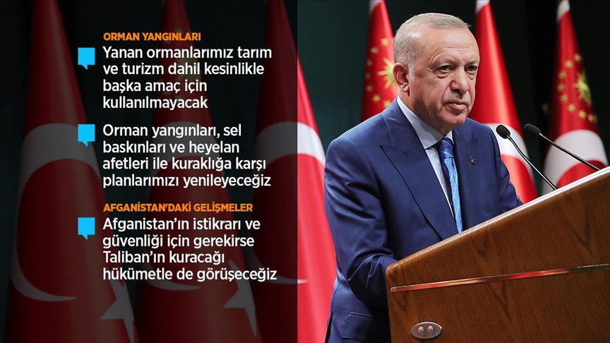 Cumhurbaşkanı Erdoğan'dan kabine sonrası flaş açıklamalar