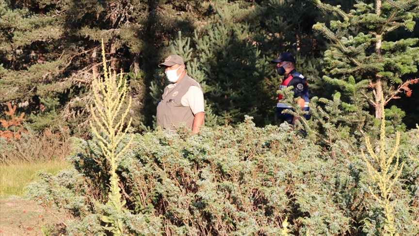 Yangın riski nedeniyle girişe yasaklanan ormanlarda jandarma kuş uçurtmuyor