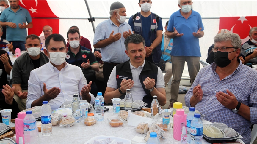 Sel felaketinin yaşandığı Bozkurt'ta hayatını kaybedenler için mevlit okutuldu