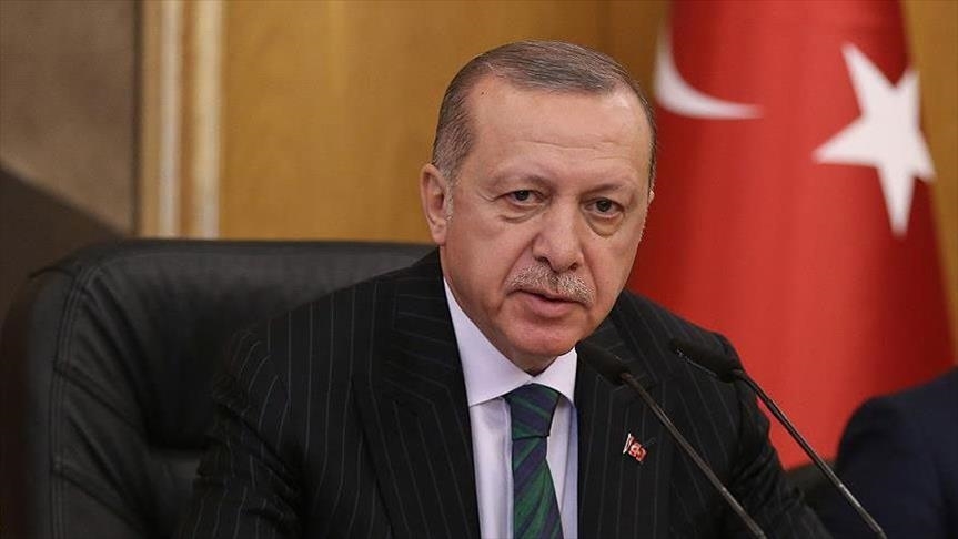 Cumhurbaşkanı Erdoğan, şehit Deniz Piyade Sözleşmeli Er Özköse'nin ailesine başsağlığı diledi