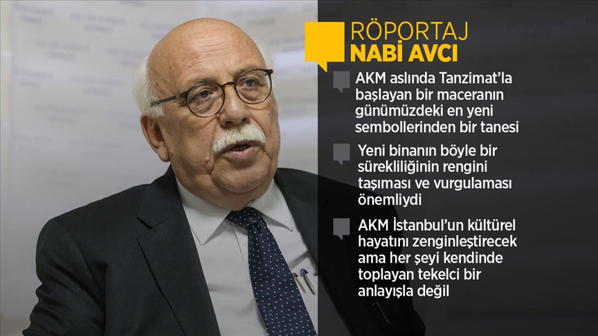 AVCI: AKM'ye bakınca Edip Cansever’i görüyorum