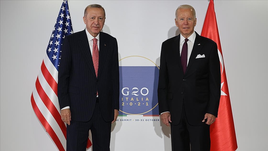 Cumhurbaşkanı Erdoğan ile Biden'ın G20 Liderler Zirvesi kapsamındaki görüşmesi başladı