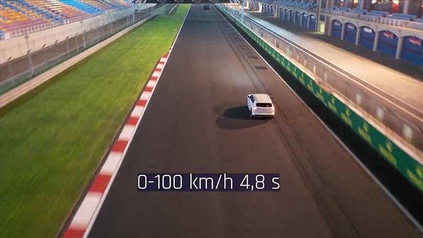 Yerli Otomobil TOGG İstanbul Park’ta piste çıktı!