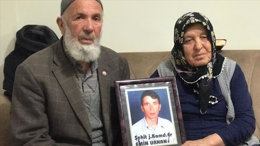 PKK'lı teröristin yakalanması şehit ailesini mutlu etti