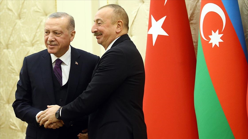 Cumhurbaşkanı Erdoğan Azerbaycan'ın Zafer Bayramı'nı kutladı