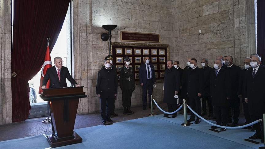 Erdoğan: Ülkemizin bütünlüğüne, necip milletimizin birliğine kast edilmesine asla izin vermeyeceğiz