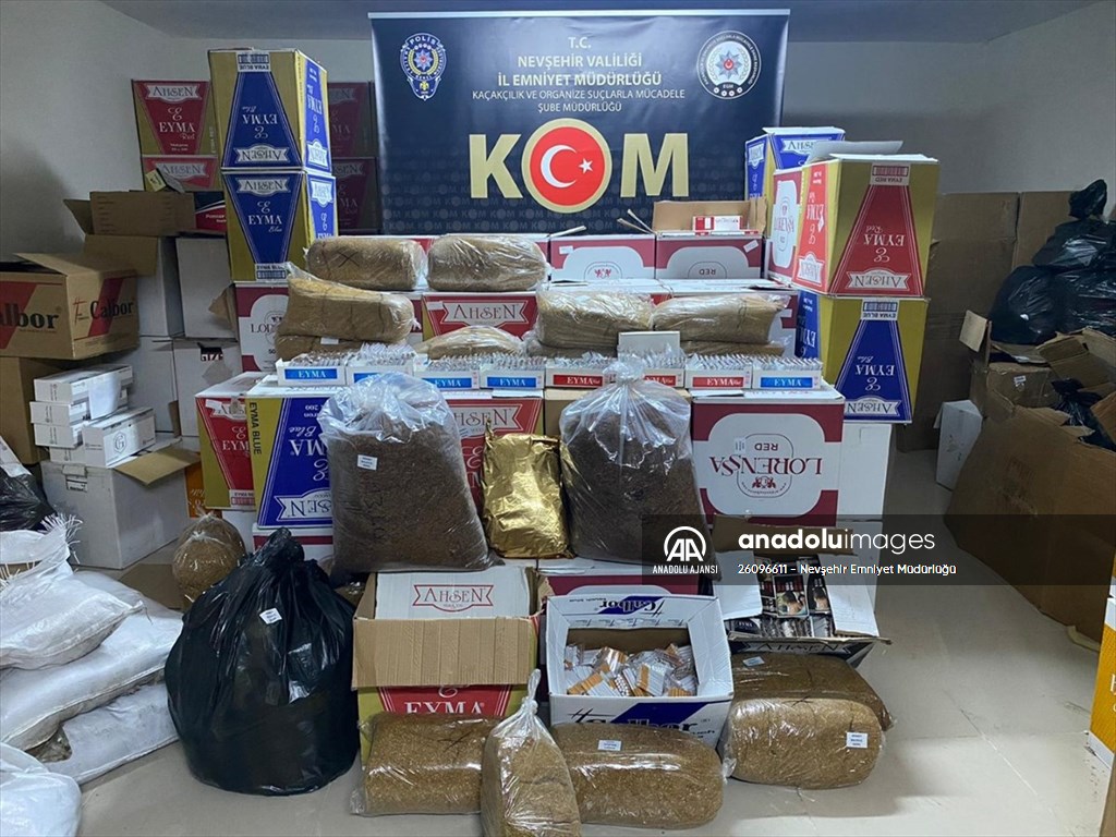 Nevşehir’de KAÇAK TÜTÜN OPERASYONU