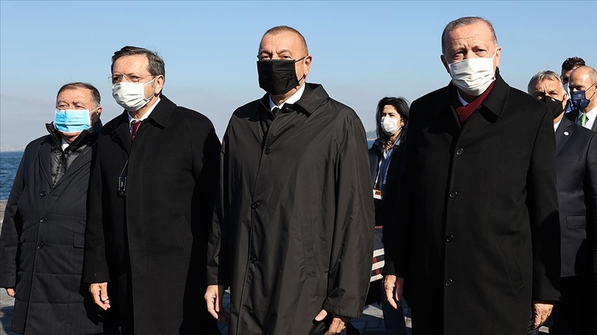 Türk Konseyi liderleri, Demokrasi ve Özgürlükler Adası'na geldi