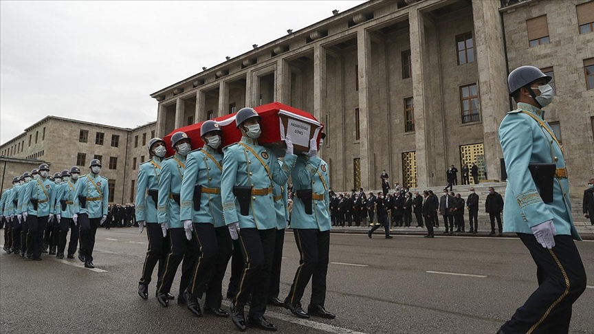 Eski İçişleri Bakanı Hasan Fehmi Güneş için TBMM'de cenaze töreni düzenlendi