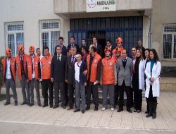 Türkoğlu Anadolu Lisesi'nde Deprem Tatbikatı