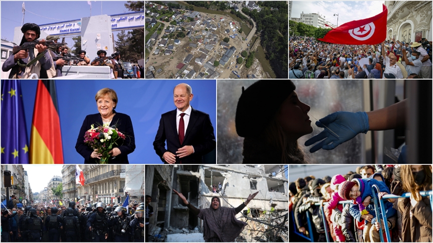 'DÜNYADA 2021 BÖYLE GEÇTİ!'