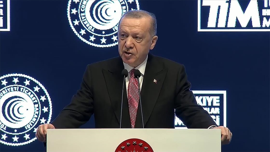 Cumhurbaşkanı Erdoğan 2021 yılı dış ticaret rakamlarını açıkladı