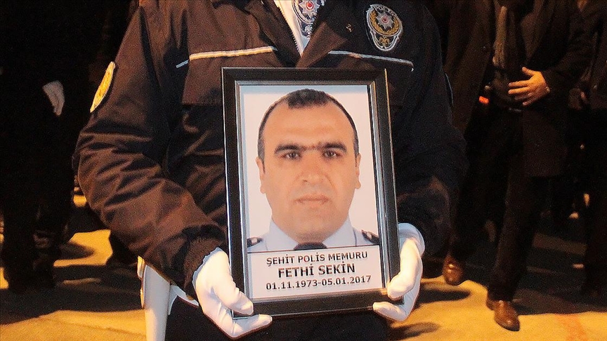 Kahraman polis memuru Fethi Sekin, şehadetinin 5. yılında anılıyor