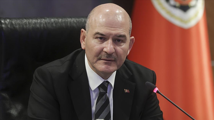 Soylu: Kahraman polisimiz Fethi Sekin'i şehit edenlerle mücadelemiz son nefesimize kadar devam edecek
