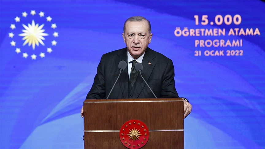 Cumhurbaşkanı Erdoğan  'Öğretmen Atama Programı'nda konuştu