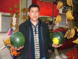 Tezgahlarda Yerini Alan İran Karpuzu Kilosu 5 Liradan Satılıyor