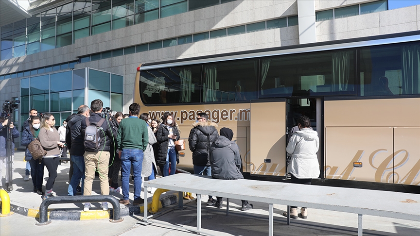 Dışişleri Bakanlığı'nın Moldova’dan tahliye ettiği bir grup Türkiye’ye geldi