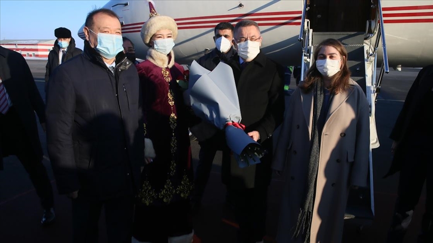 Cumhurbaşkanı Yardımcısı Oktay Kazakistan'da..