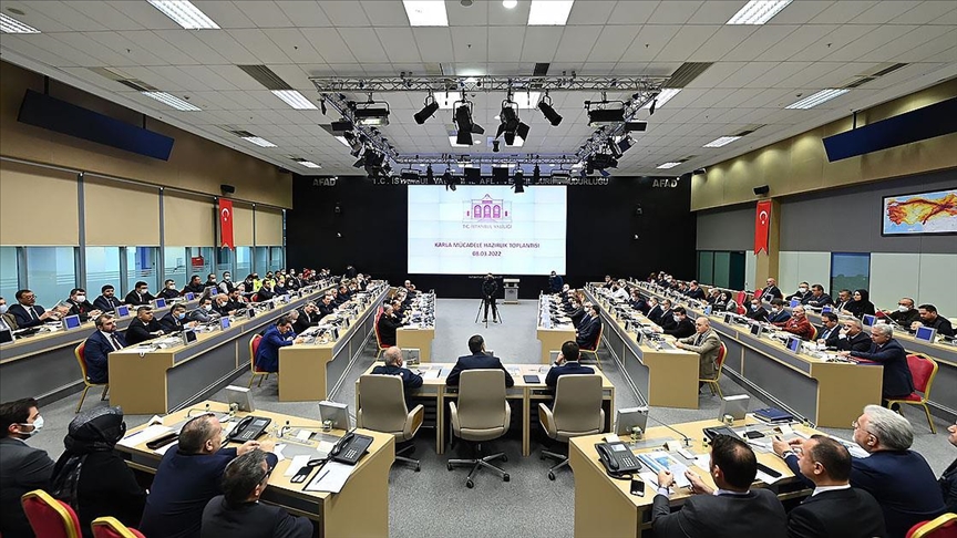 İstanbul'da "Karla Mücadele Hazırlık Toplantısı" yapıldı