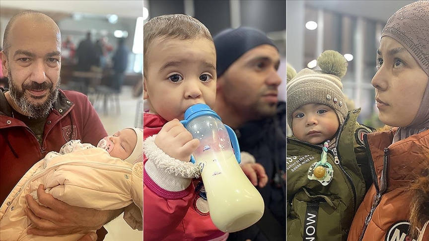 Ukrayna'dan gelen savaş mağdurları, çocuklarının yaşadığı korkuyu anlattı