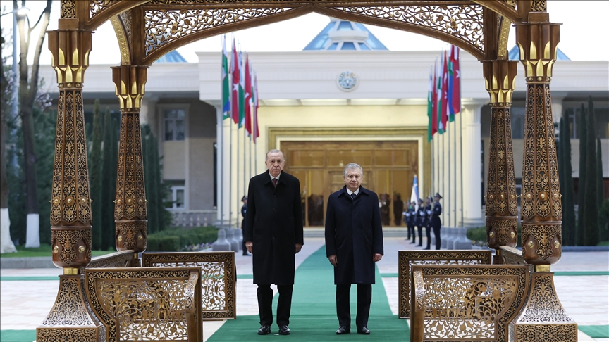 Cumhurbaşkanı Erdoğan Özbekistan'da