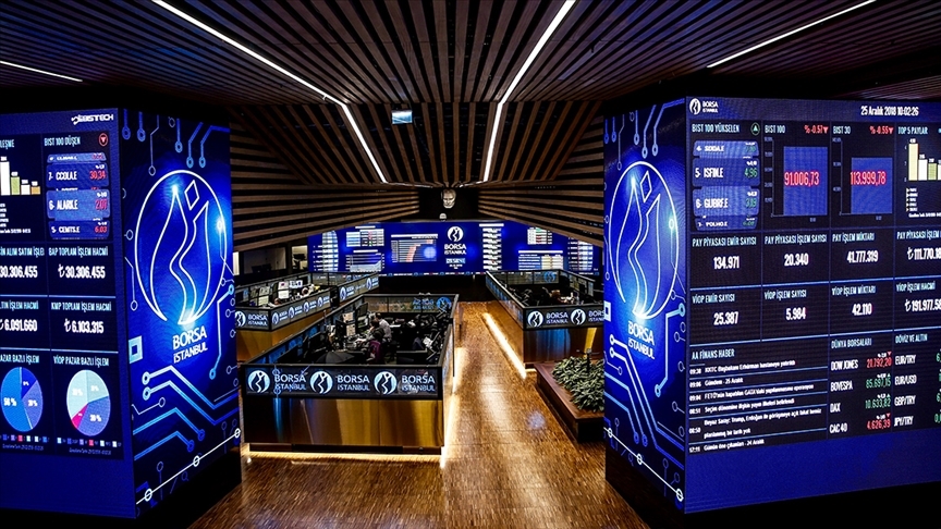 Borsa günün ilk yarısında rekor seviyeyi gördü