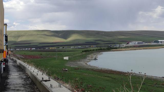 Aktaş Gümrük kapısında TIR yoğunluğu