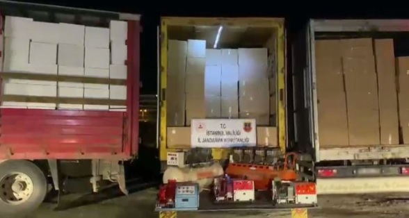 İstanbul'da KAÇAK SİGARA operasyonu