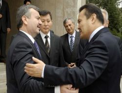 Kazakistan Ankara Büyükelçisi Amreyev'den Başkan Akyürek'e Ziyaret