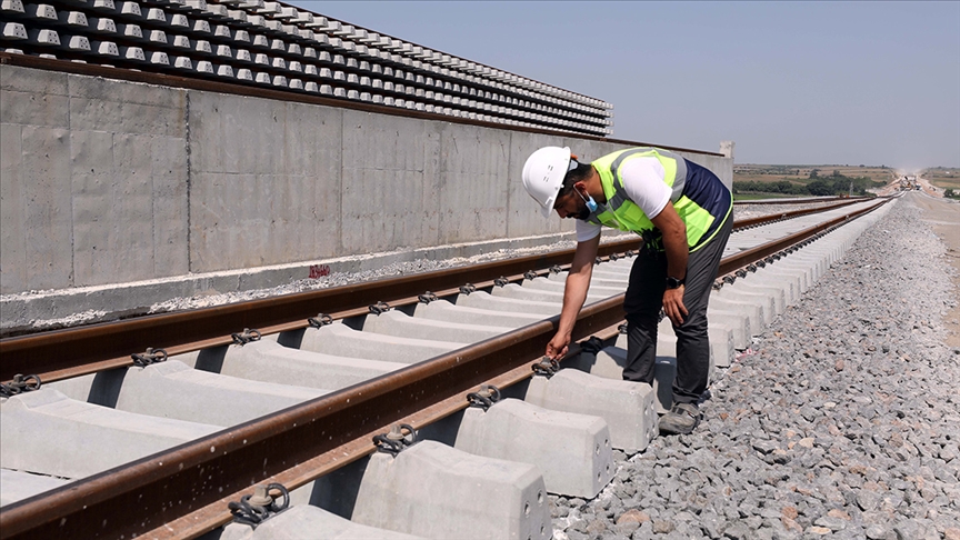 Kapıkule-Çerkezköy'de ilk ray kaynağı yarın yapılacak!