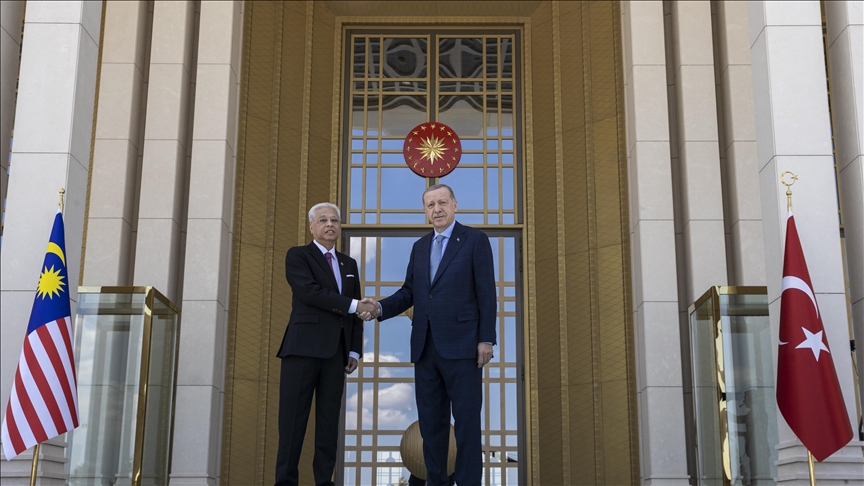Cumhurbaşkanı Erdoğan, Malezya Başbakanı Yakub'u resmi törenle karşıladı