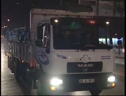 Mühimmat Yüklü Kamyon Askeri Birliğe Giriş Yaptı!