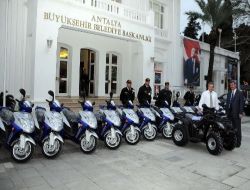 Antalya Büyükşehir Belediyesi'nden Güvenlikçilerine Yeni Motor