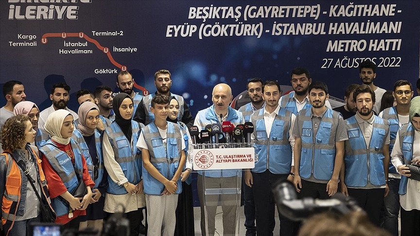 "Kağıthane-İstanbul Havalimanı metrosunu kasımda hizmete alacağız"