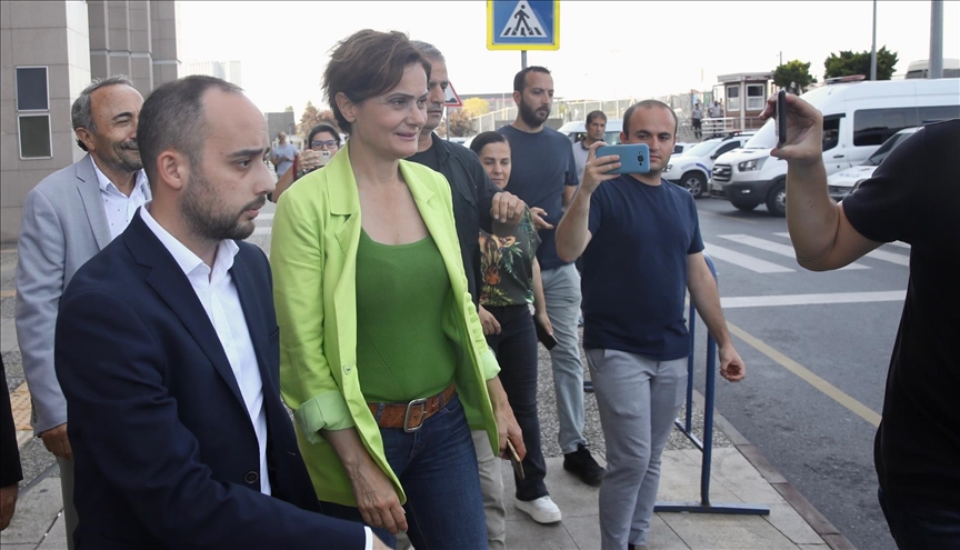 Canan Kaftancıoğlu "Cumhurbaşkanı'na hakaret" suçundan ifade verdi