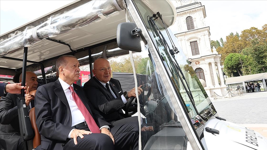 Erdoğan, Galataport İstanbul'da incelemelerde bulundu