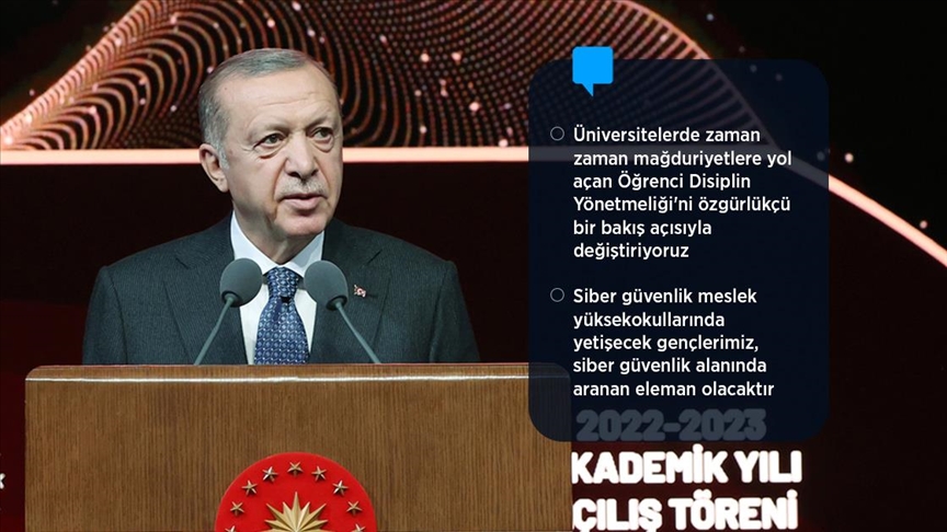 Erdoğan: 35 yaş üzeri kadınlarımız için ön lisans ve lisans programlarında ek kontenjan tanımlayacağız