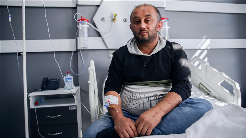 "Patlama oldu, basınçla beni 20-25 metre yerde sürükledi.."