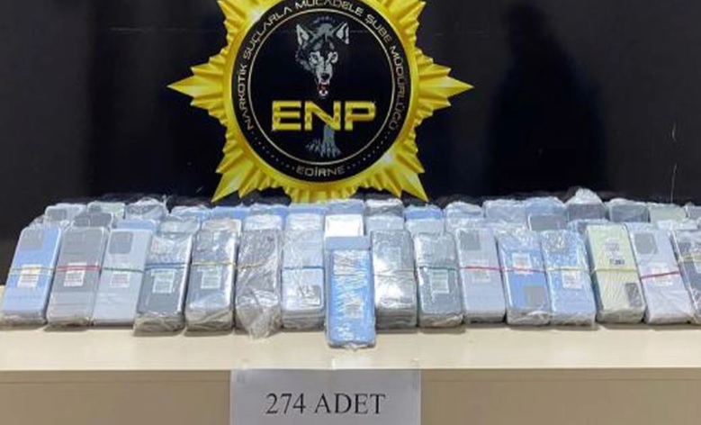 Kapıkule'de 274 kaçak cep telefonu ele geçirildi!
